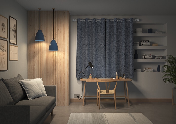 Rya, Sapphire - Made to Measure Curtains - Image 7